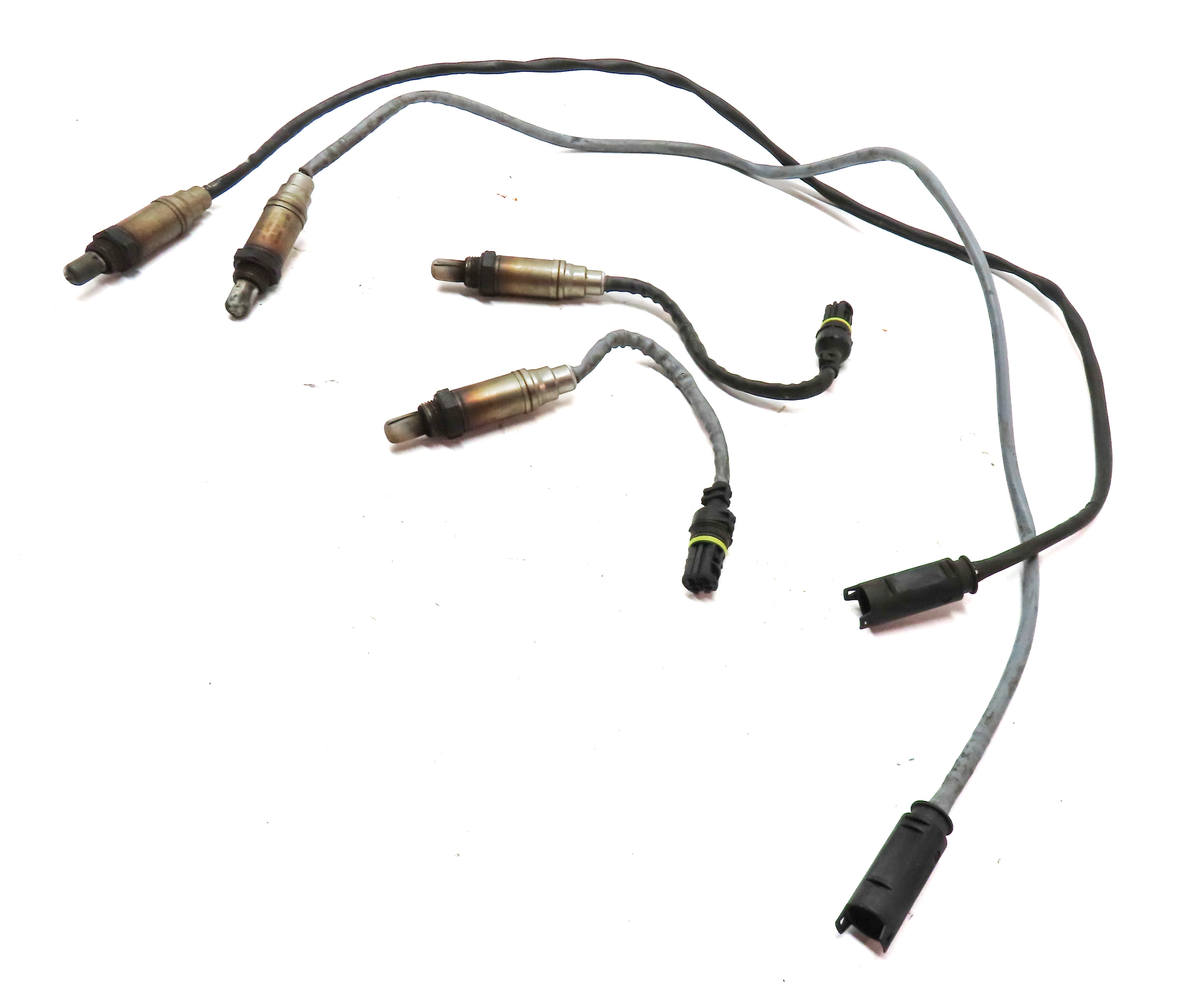 2004 BMW Z4 (E85) 3.0L (M54) ENGINE MOTOR OXYGEN O2 LAMBDA PROBE SENSOR SET/4 — exact item pictured